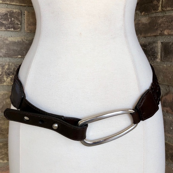 Coldwater Creek Belt S Leather Wide Brown Hip - Picture 14 of 14